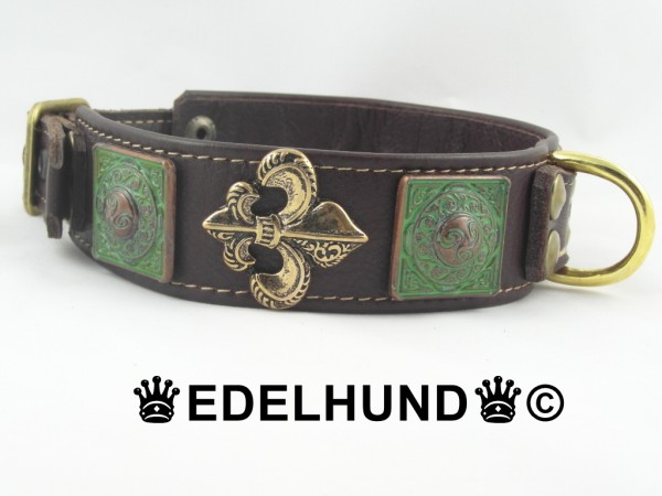 Exklusives Hundehalsband Gold &quot;Sienna&quot;